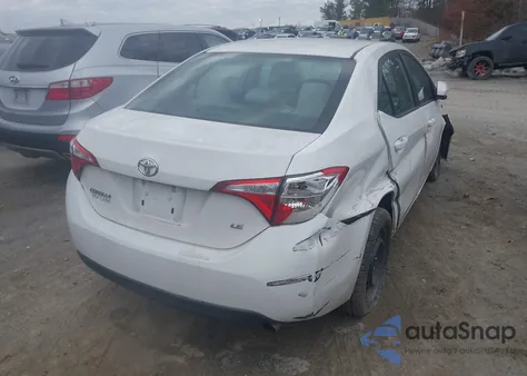 2016 Toyota Corolla Le from USA, damaged, VIN 2T1BURHE4GC610064
